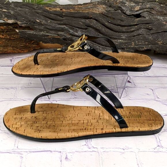 Michael Kors MK Charm Jelly Thong Sandals - Picture 4 of 9